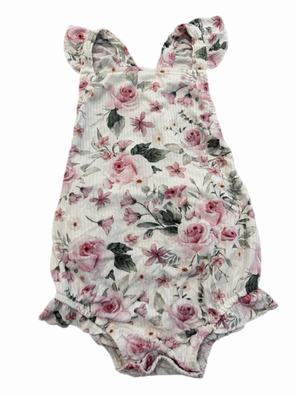 Posh Peanut One Piece with Ruffle Detail - Size 2T